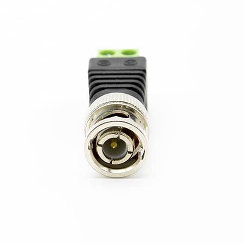 Conector BNC macho  Negro