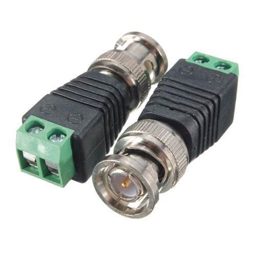 Conector BNC macho  Negro