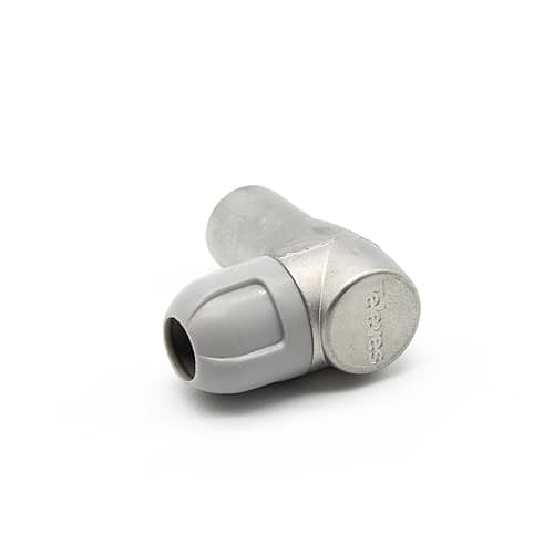 Conector CEI Hembra acodado 9.5mm  Gris