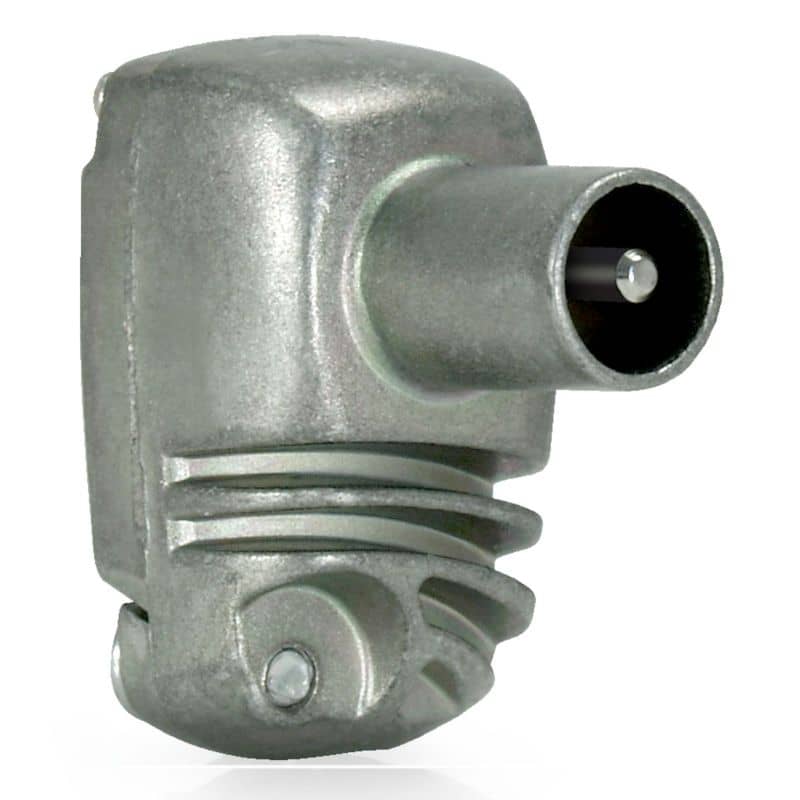 Conector cei macho acodado blindado PROEasyF  Gris