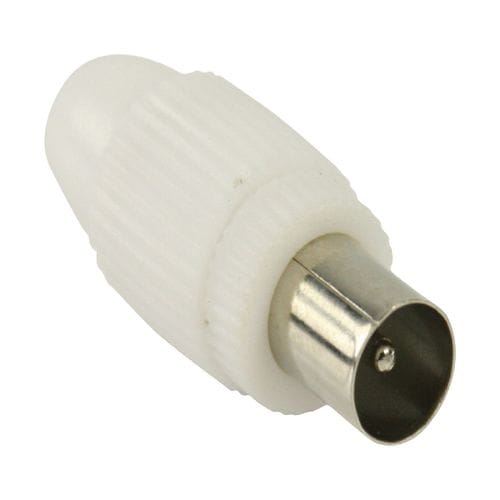 Conector  CEI Macho recto 7mm  Blanco