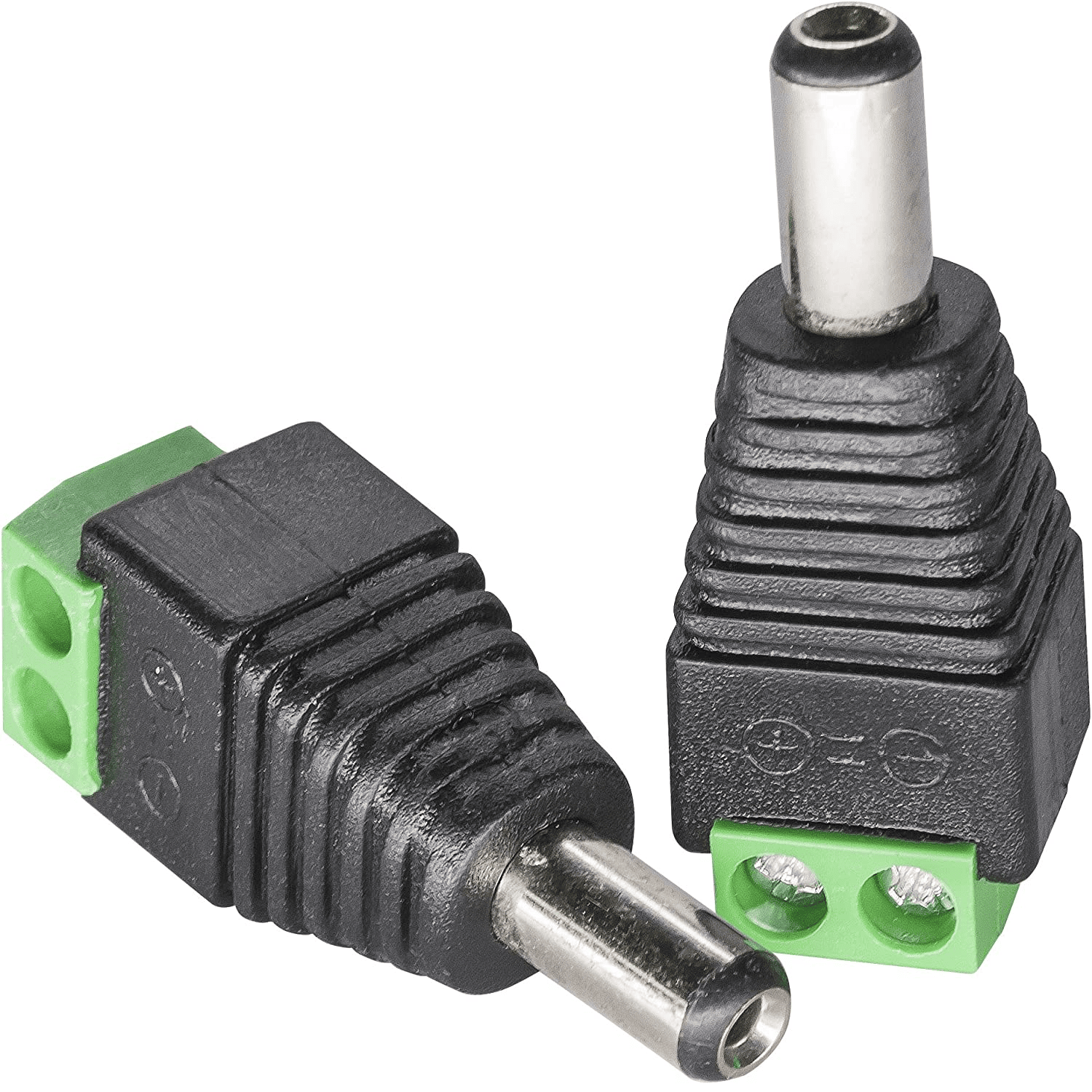 Conector DC macho 5.5x2.1mm  Negro