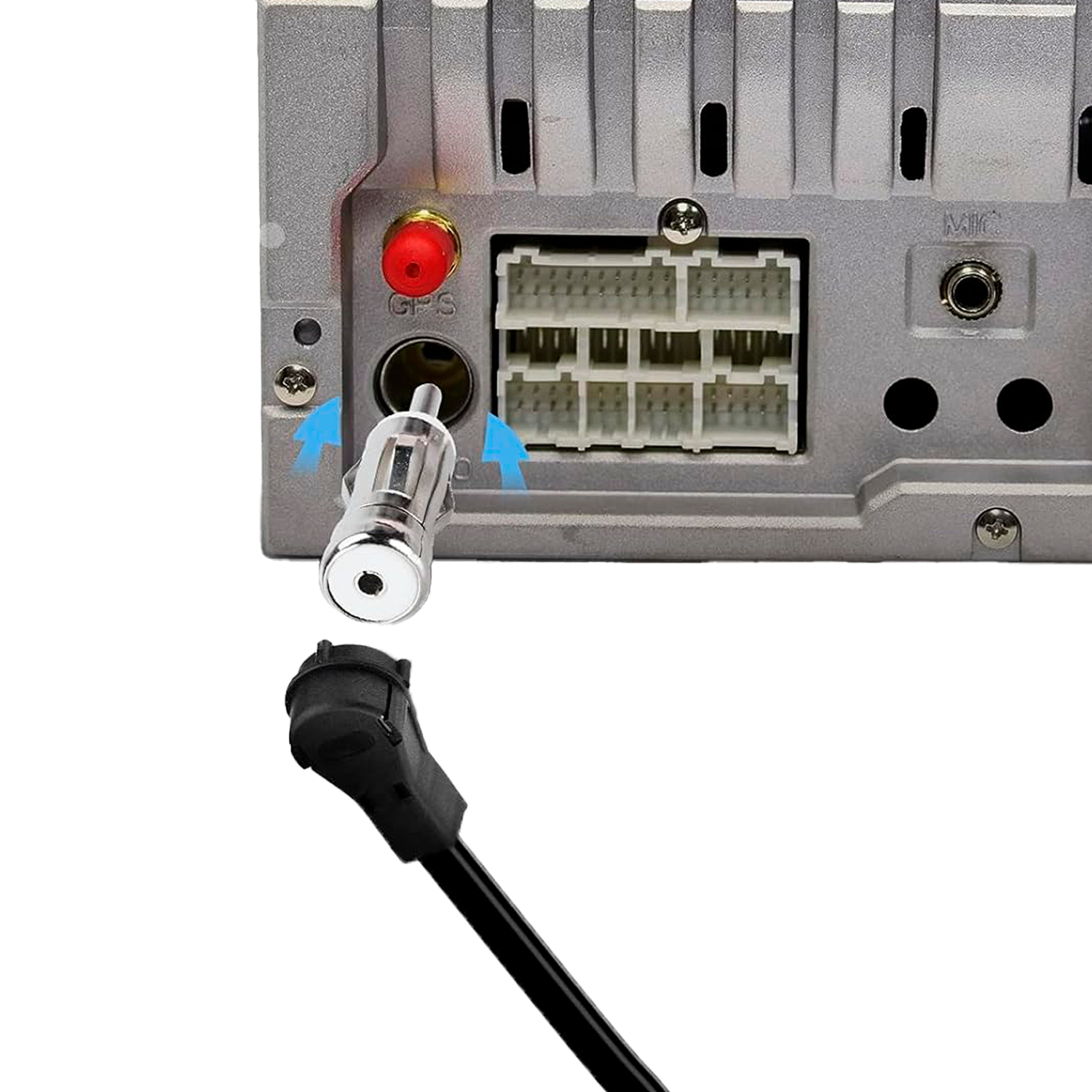 Conector de antena para automovil  Gris