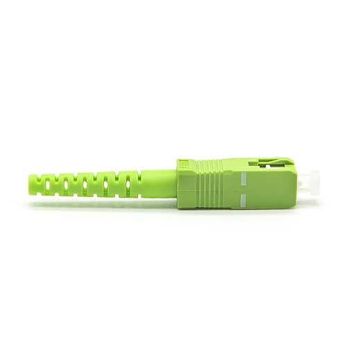 Conector fibra optica SC-APC monomodo 3.0 mm  Verde