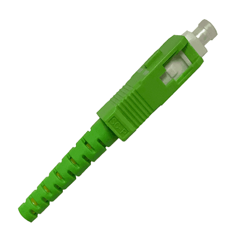 Conector fibra optica SC-APC monomodo 3.0 mm  Verde