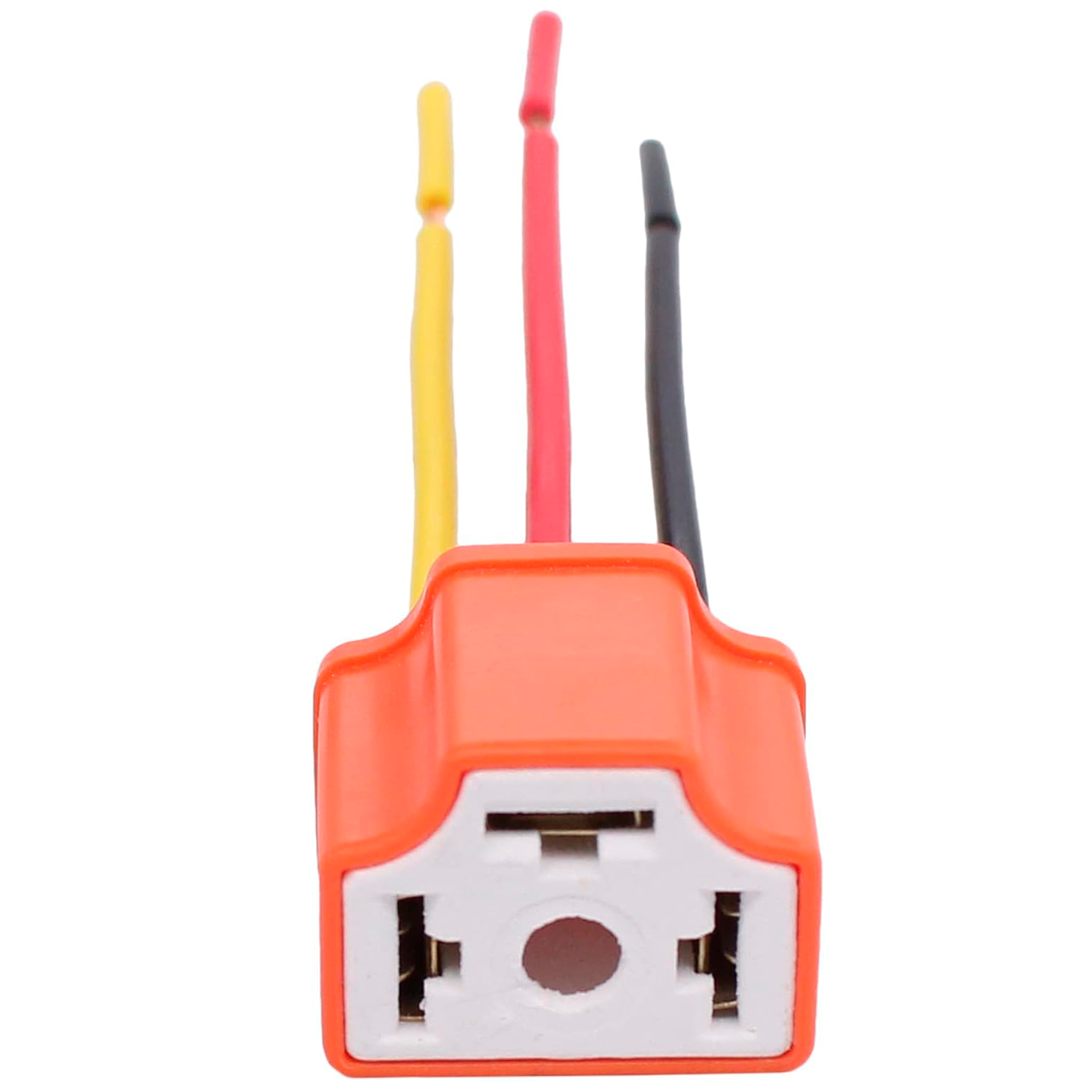 Conector H4 Para Faros Del Coche  Naranja