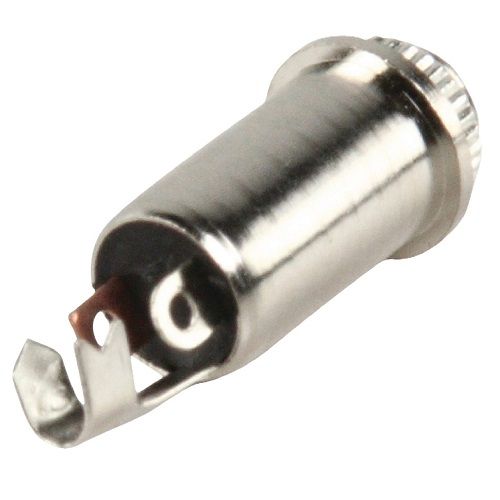 Conector audio jack 3.5 mm estereo hembra base  Gris