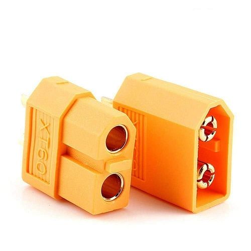 Conector RC XT60 de carga y fuente de alimentacion  Amarillo