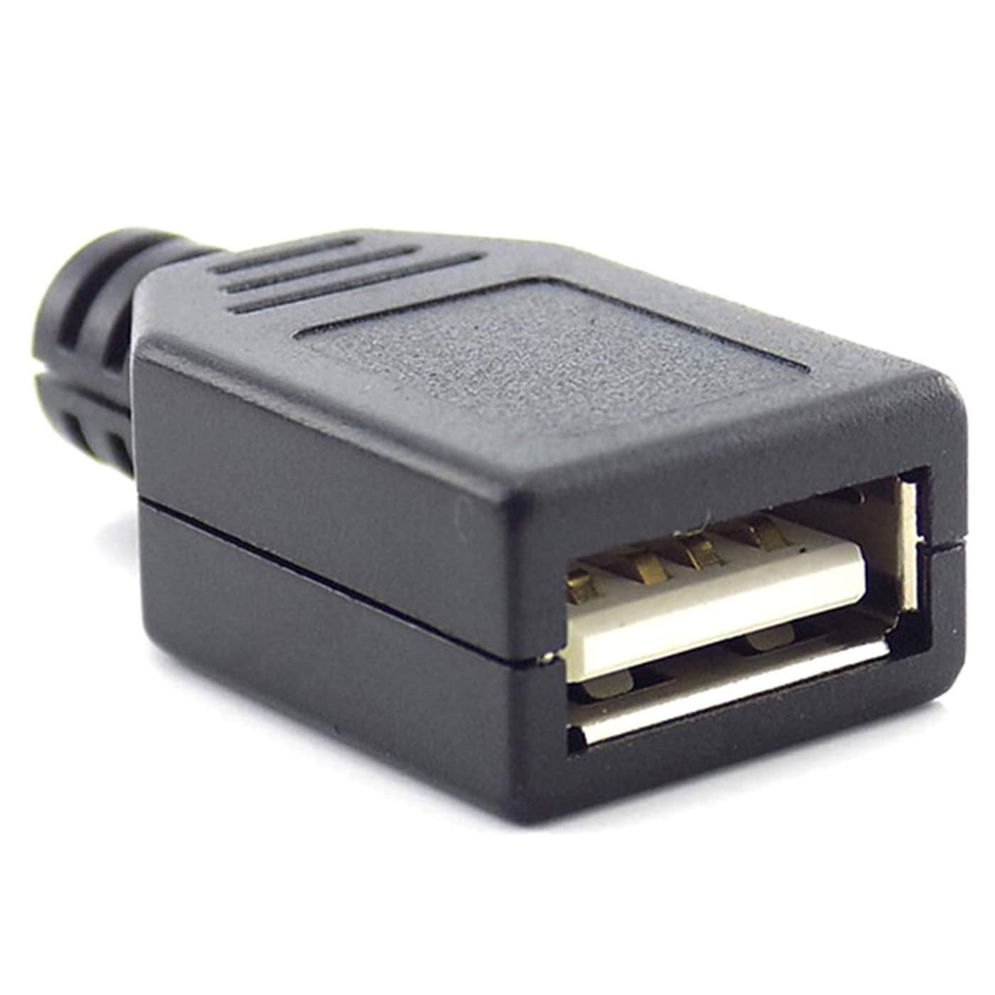 Conector usb tipo a hembra para soldar en cable