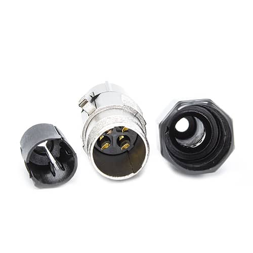 Conector XLR 3 pines hembra  Negro