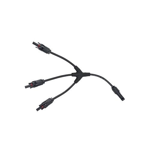Conectores Multicontact Flexibles MC4 3/1 para cable de 4-6m  Negro