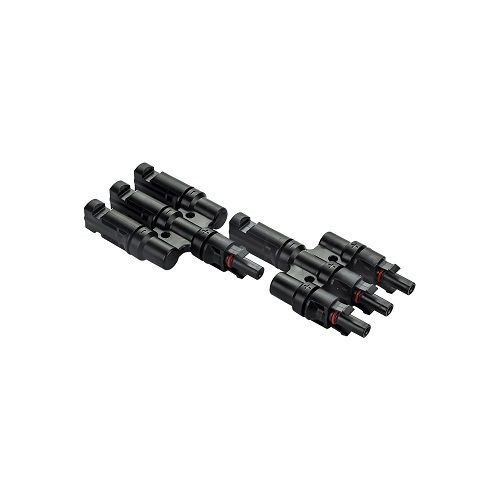 Conectores Multicontact MC4 3/1 para cable de 4-6mm2  Negro