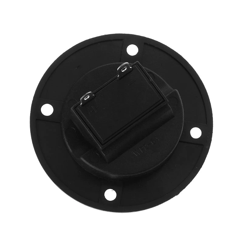 Conjunto de 2 bornes para altavoz redondo  Negro