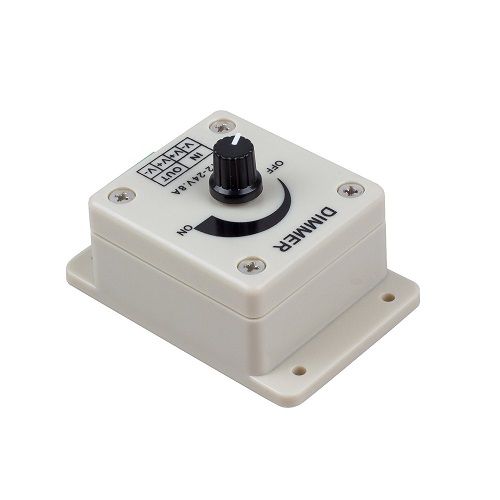 Controlador Dimmer de intensidad tira led 12v 24V 8A Blanco