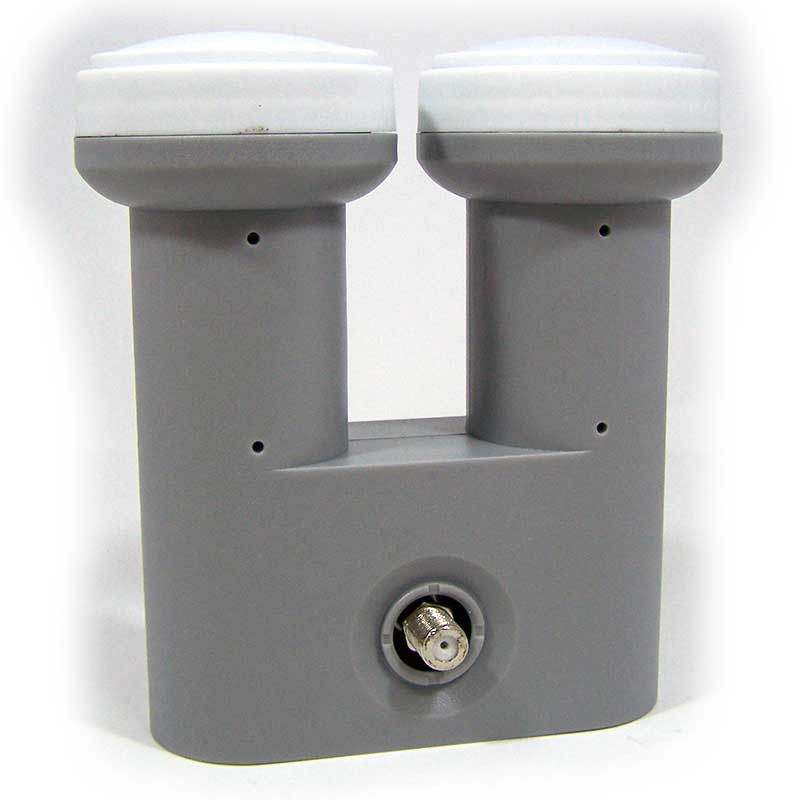 Conversor LNB Illusion monoblock single 1 salida  Gris