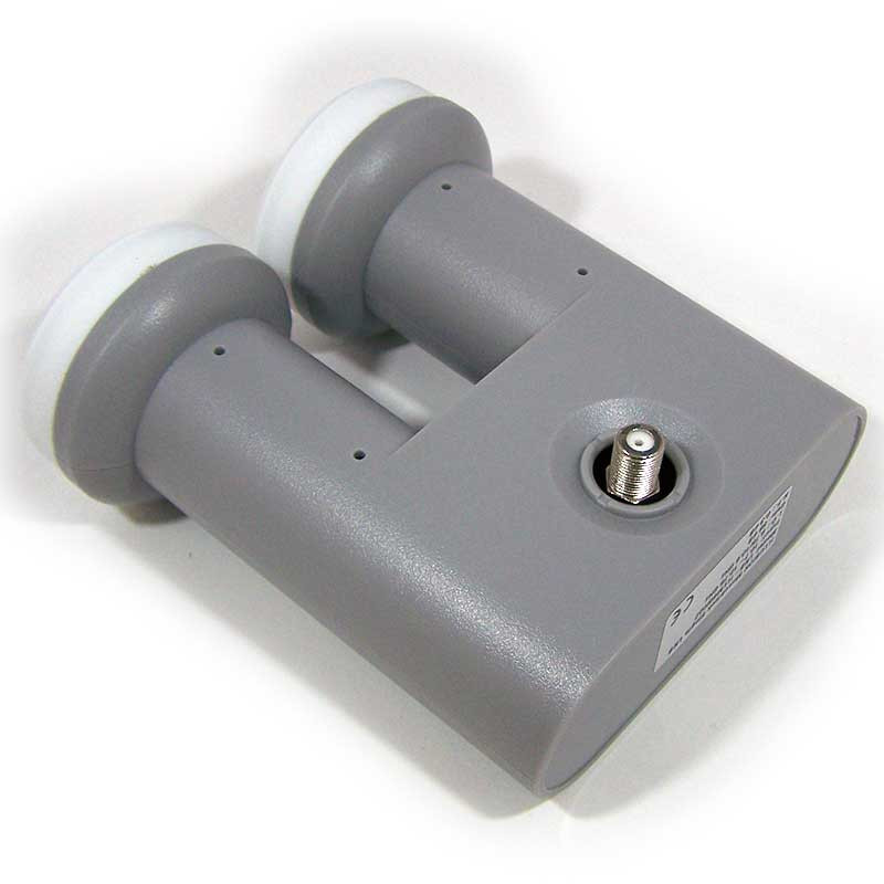 Conversor LNB Illusion monoblock single 1 salida  Gris