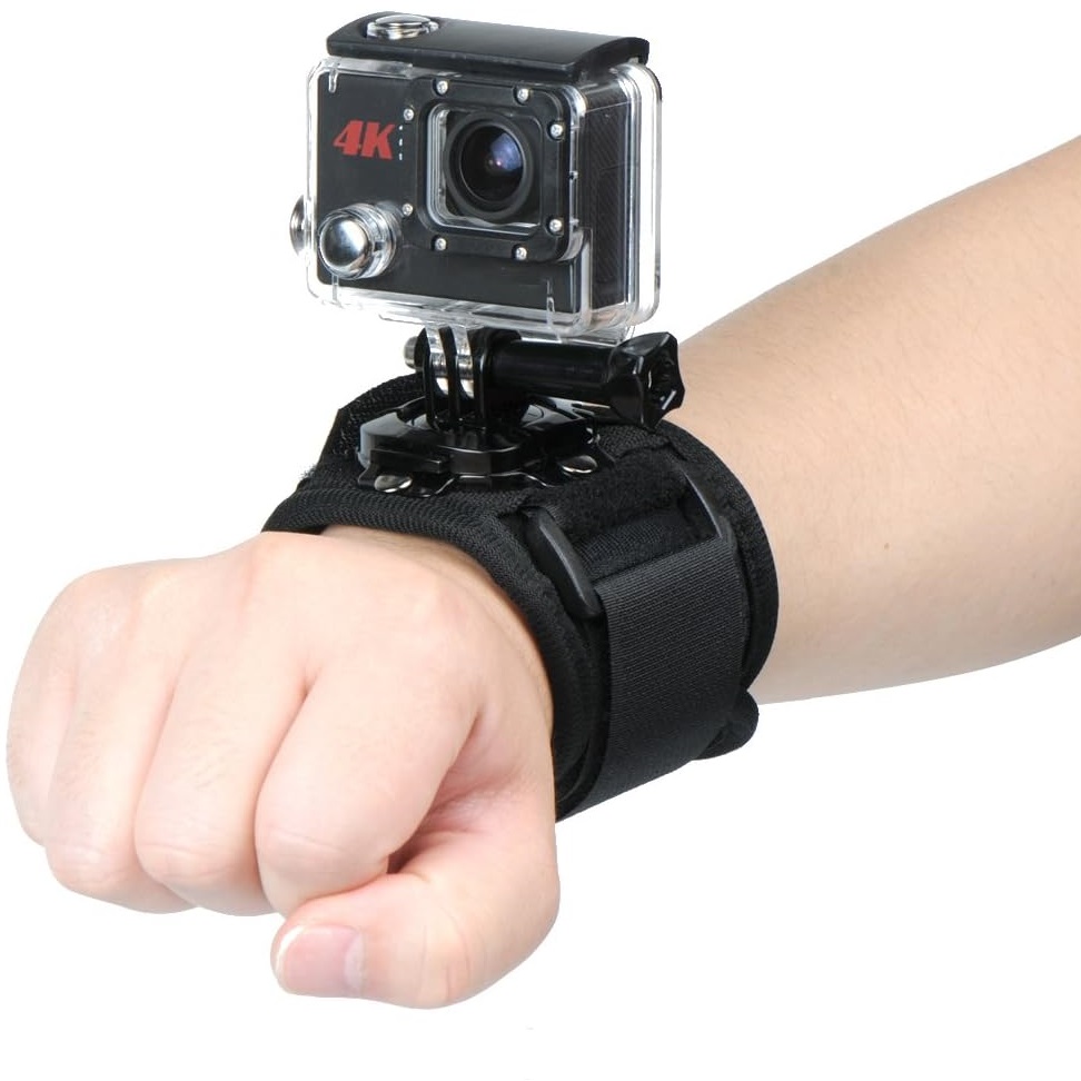Correa ajustable muñeca para camara GoPro  Negro