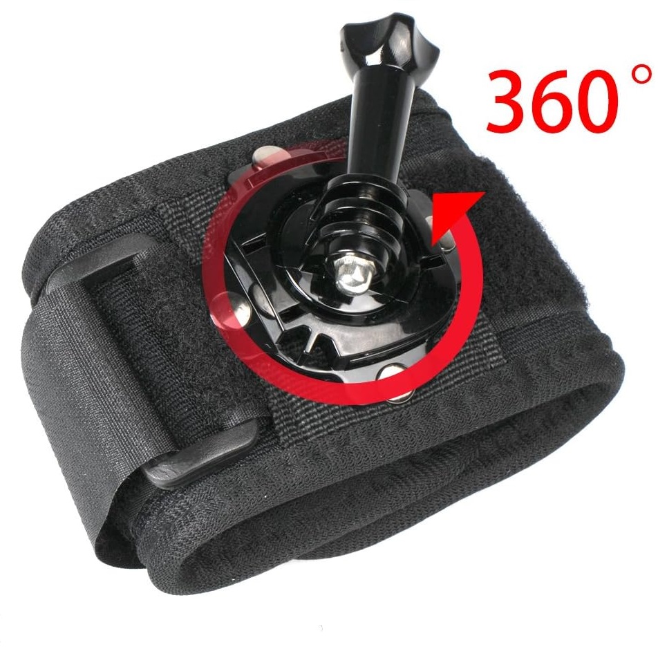 Correa ajustable muñeca para camara GoPro  Negro
