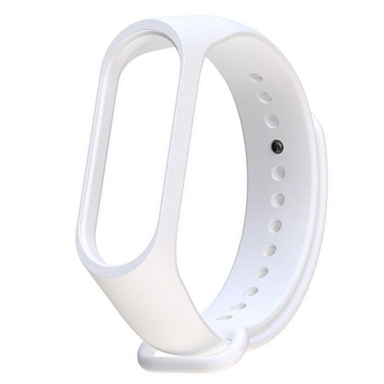 Correa de cuentas trenzadas perlas de ópalo para Xiaomi Mi Band 4/3 -  blanco