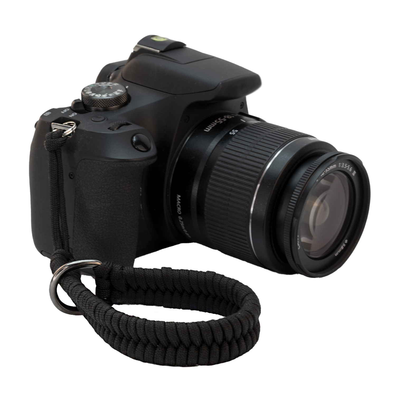 Correa de mano para cámara 30 cm Negro
