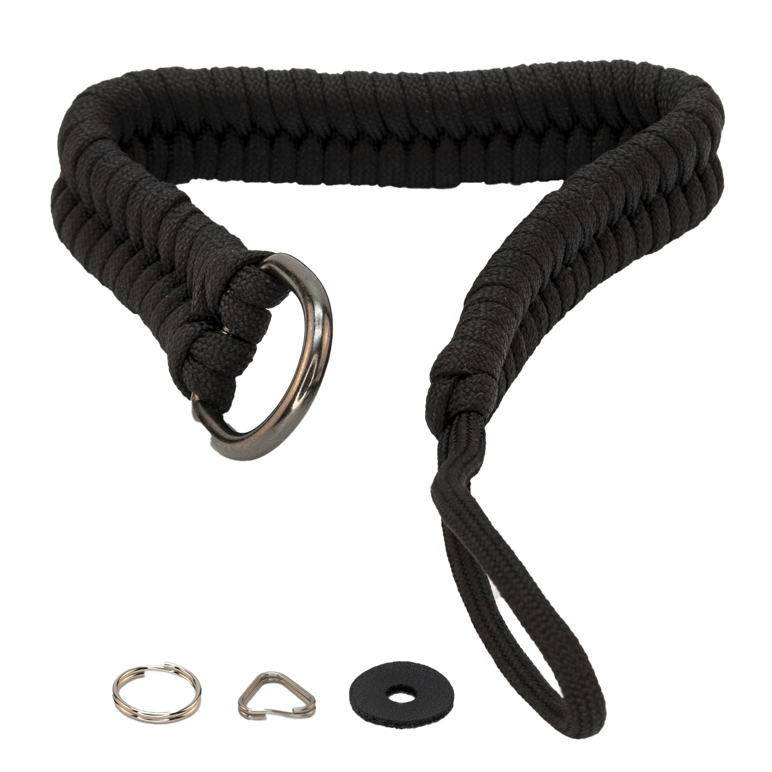 Correa de mano para cámara 30 cm Negro