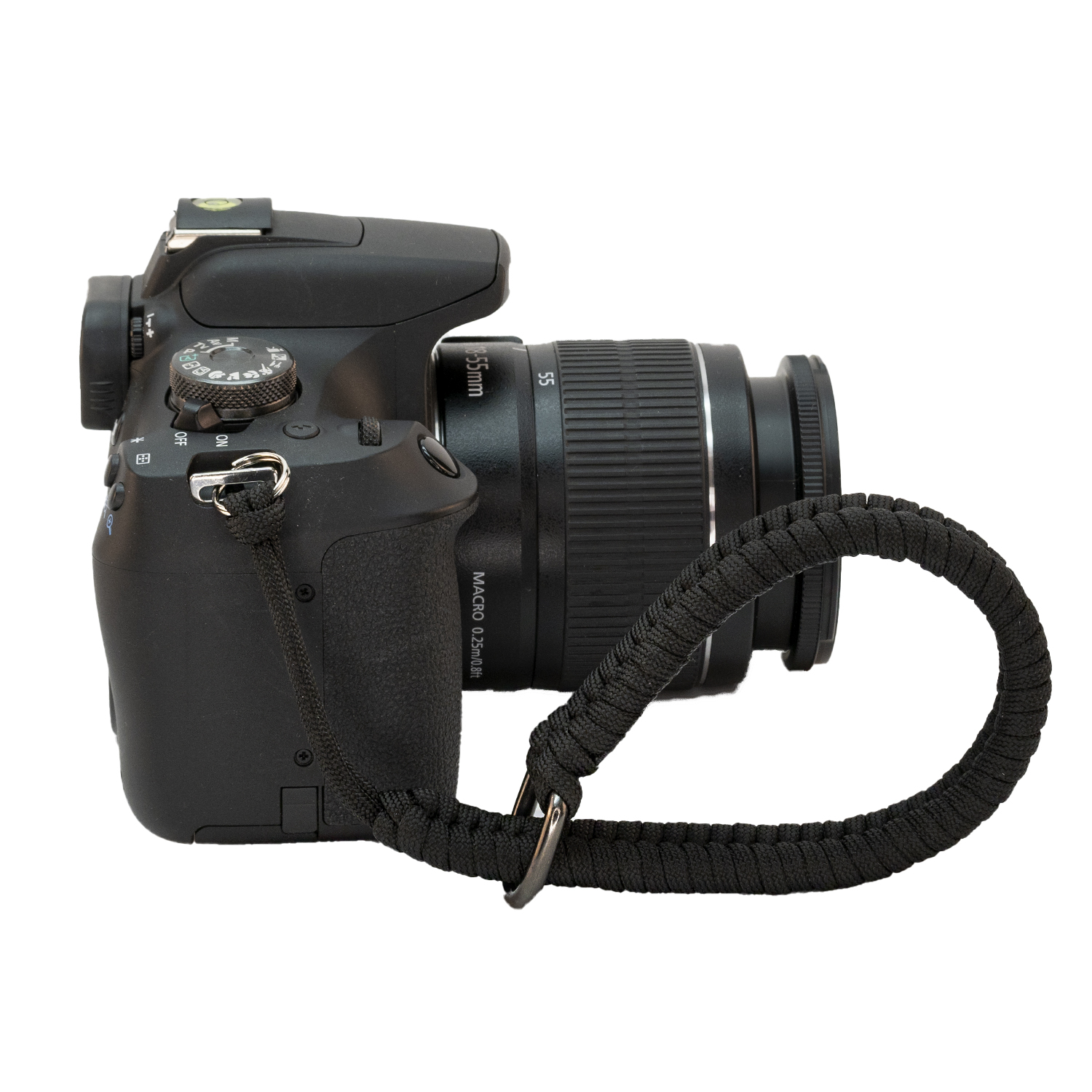 Correa de mano para cámara 30 cm Negro