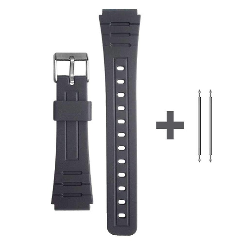 Correa de Repuesto Compatible con Reloj Casio F-91W  Negro