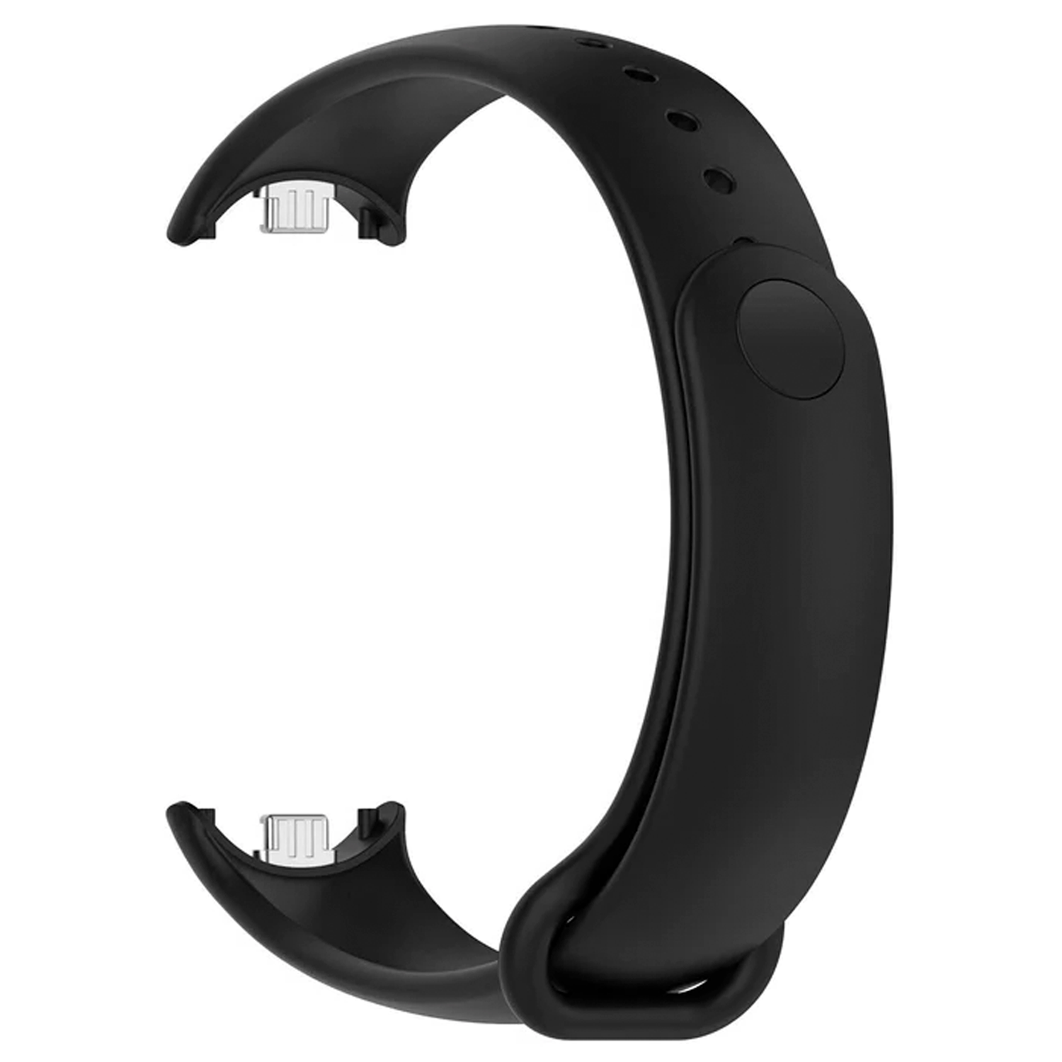 Correa De Silicona Para Xiaomi Mi Band 8,9 Y 10  Negro