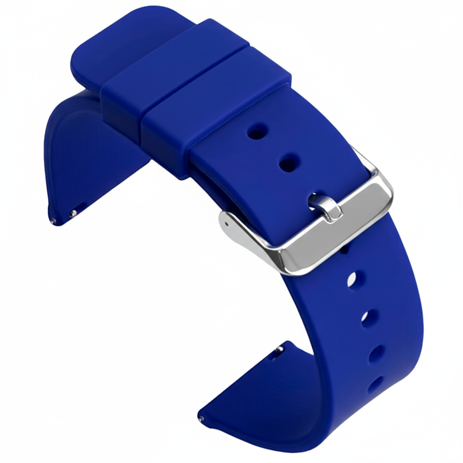 Correa Reloj Silicona Liberación Rápida 18 mm Azul