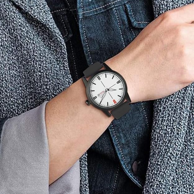 Correa reloj silicona liberacion rapida 20 mm Negro