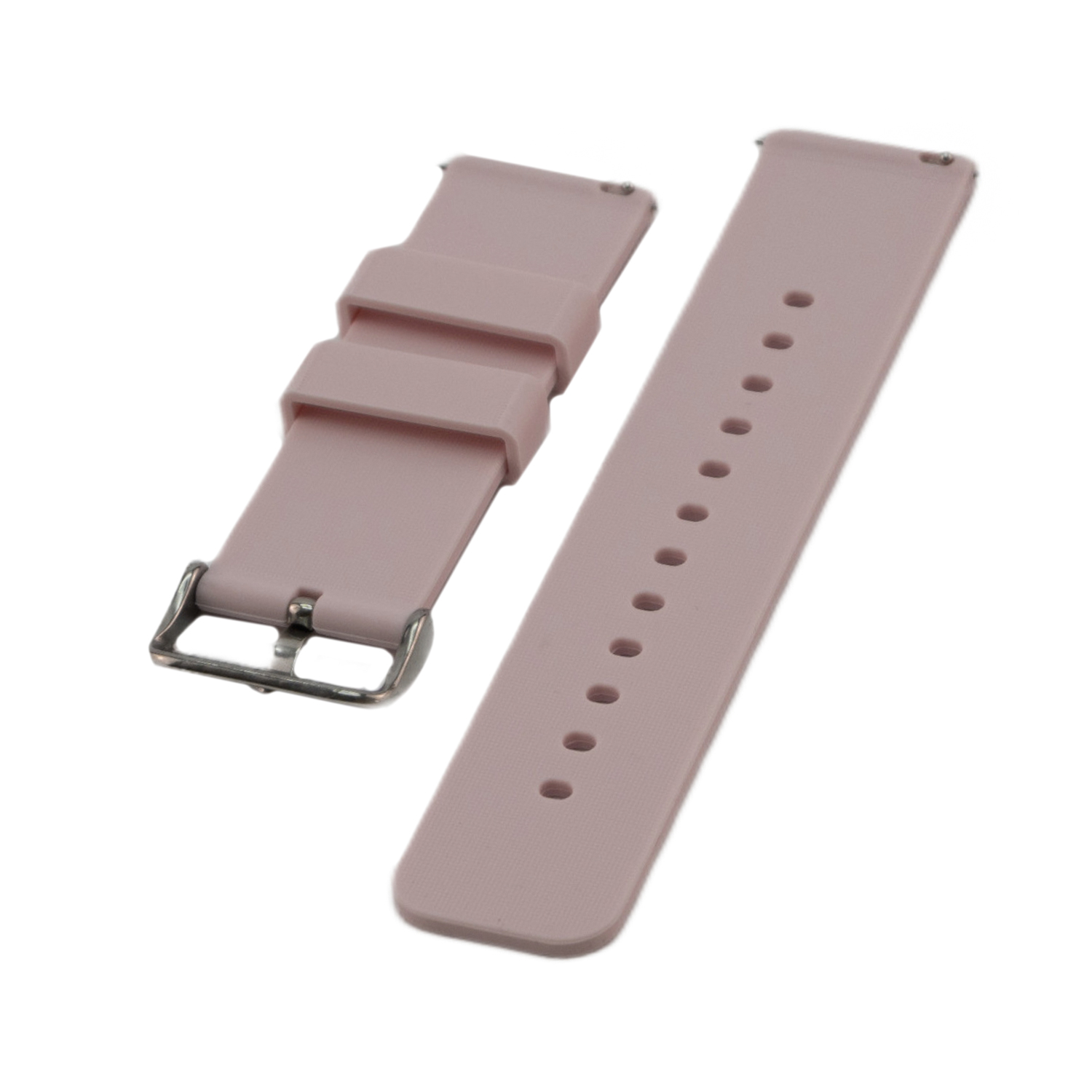 Correa reloj silicona liberacion rapida 20 mm Rosa claro