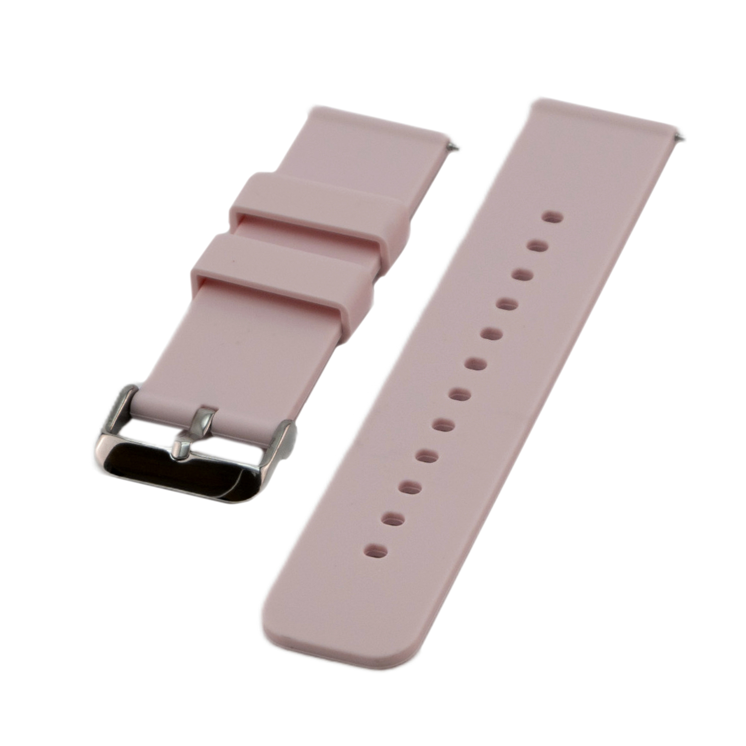 Correa reloj silicona liberacion rapida 20 mm Rosa claro