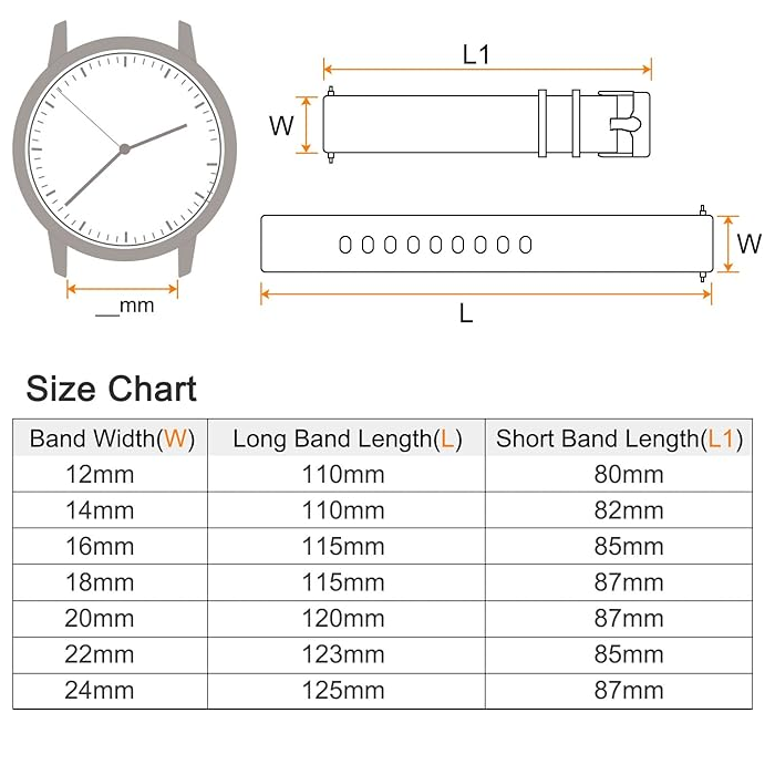 Correa reloj silicona liberacion rapida 22 mm Amarillo