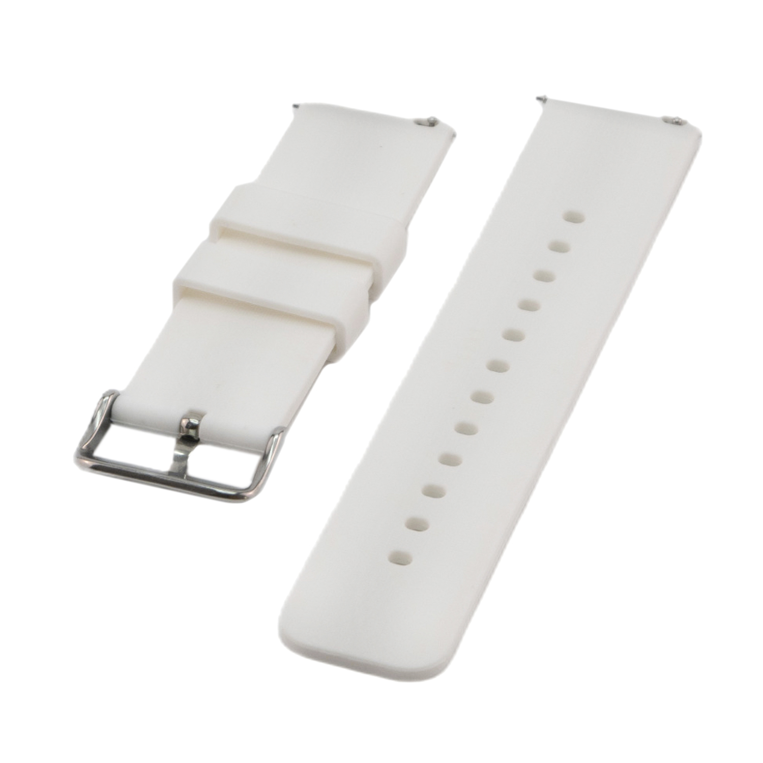 Correa reloj silicona liberacion rapida 22 mm Blanco