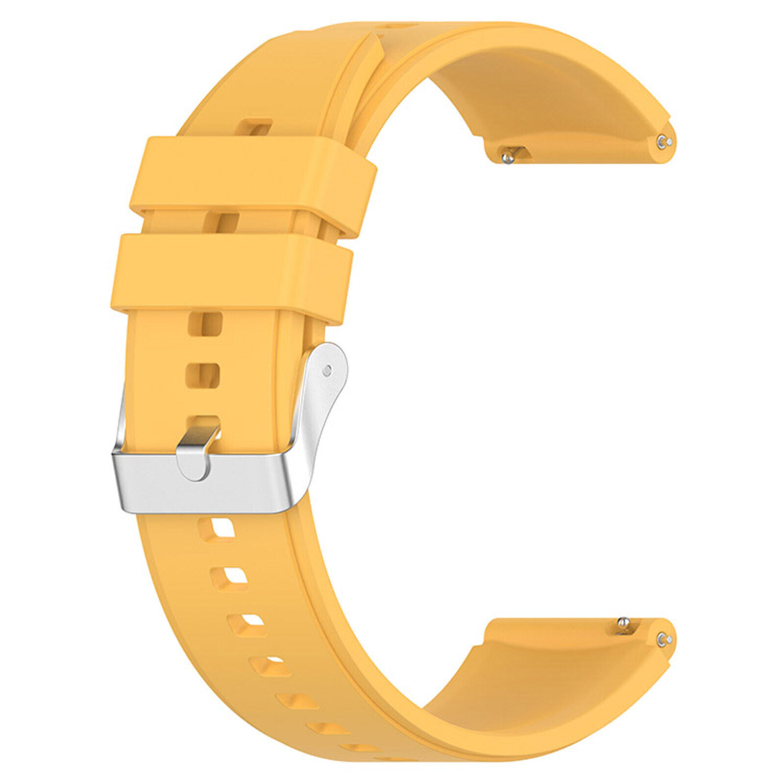 Correa reloj silicona liberacion rapida 24 mm Amarillo