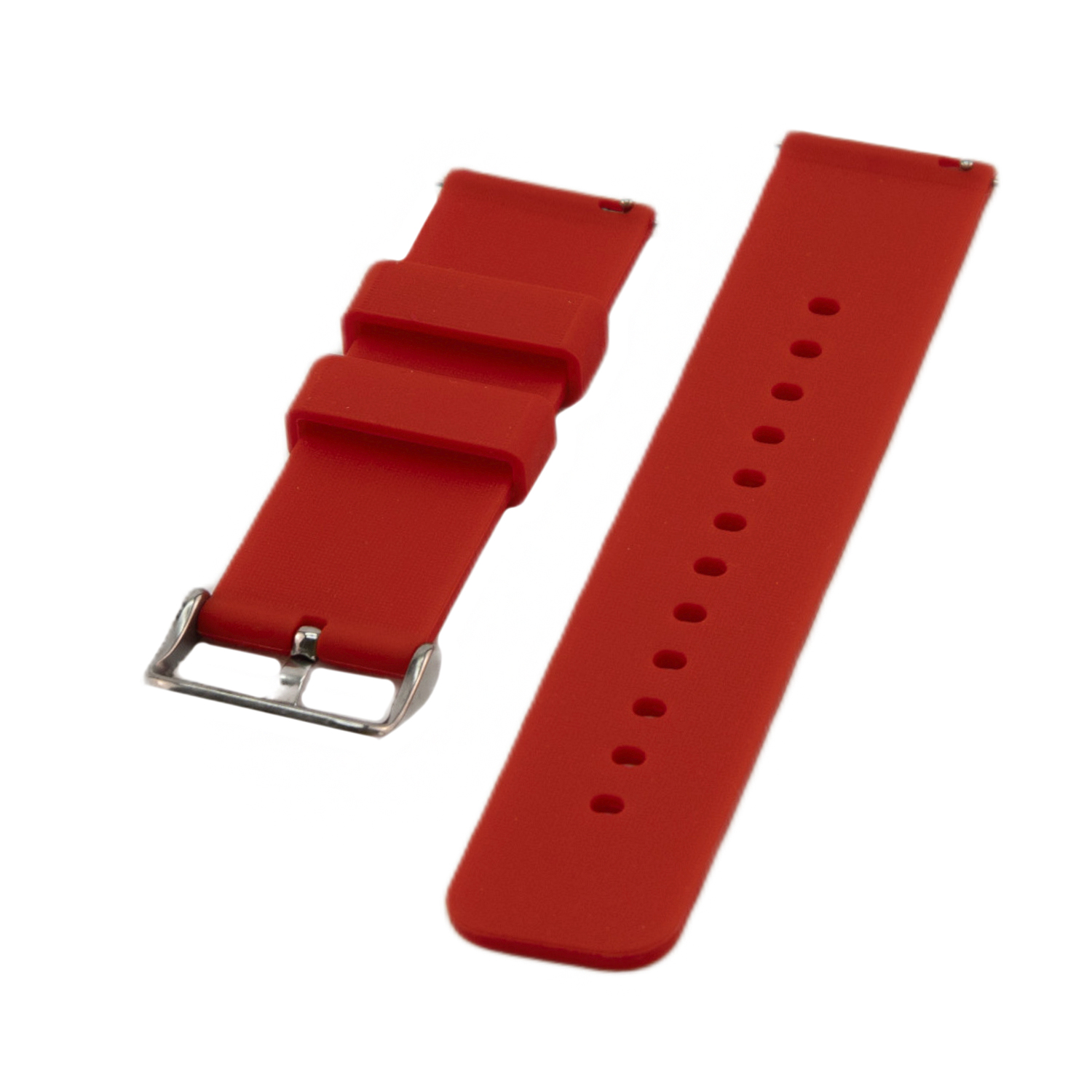Correa reloj silicona liberacion rapida 24 mm Rojo