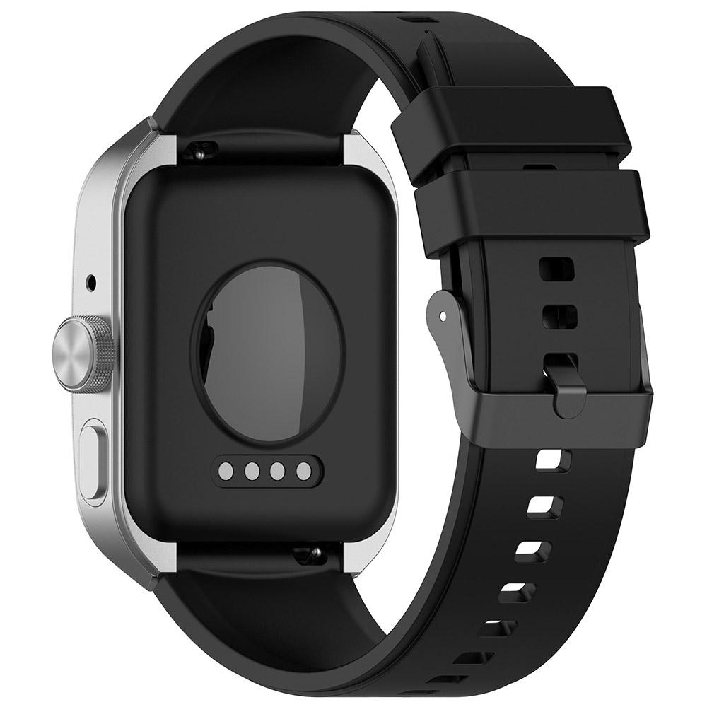 Correa reloj silicona liberacion rapida hebilla negra 22 mm Negro