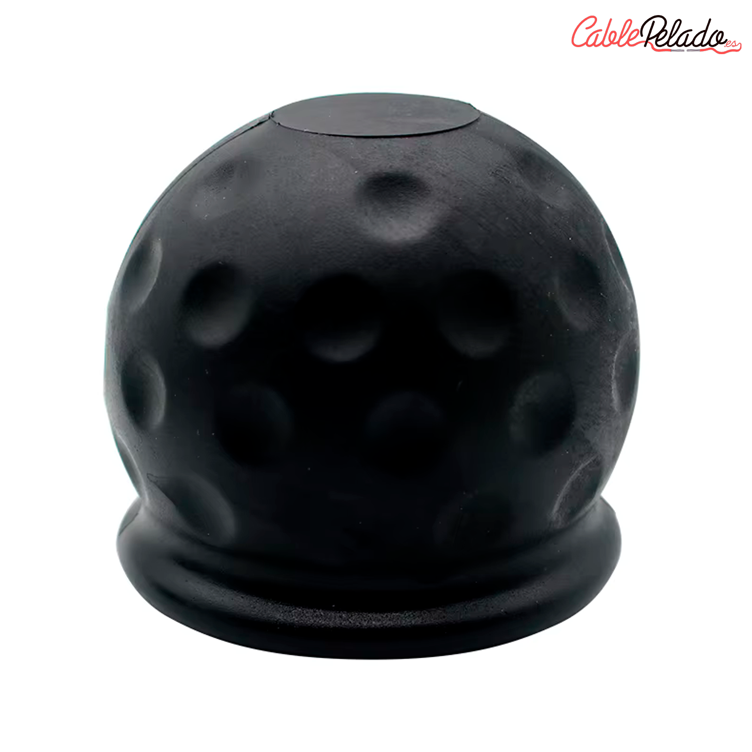 Cubierta De Goma Para Enganche Remolque 50 Mm Negro  Negro