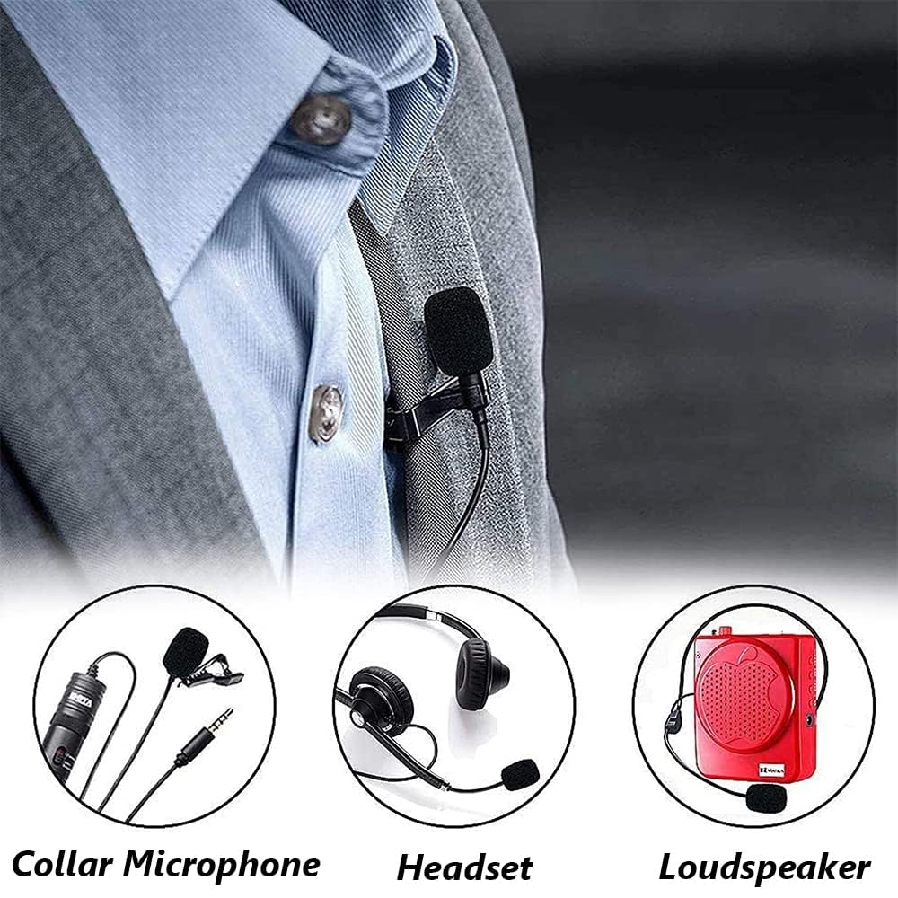 Cubiertas Antiviento Microfono Auriculares de Solapa 10 uds  Negro