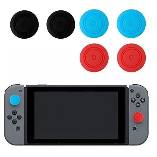 Cubiertas Joystick Analogico Nintendo Switch (6 uds)  Multicolor