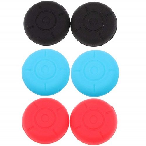 Cubiertas Joystick Analogico Nintendo Switch (6 uds)  Multicolor