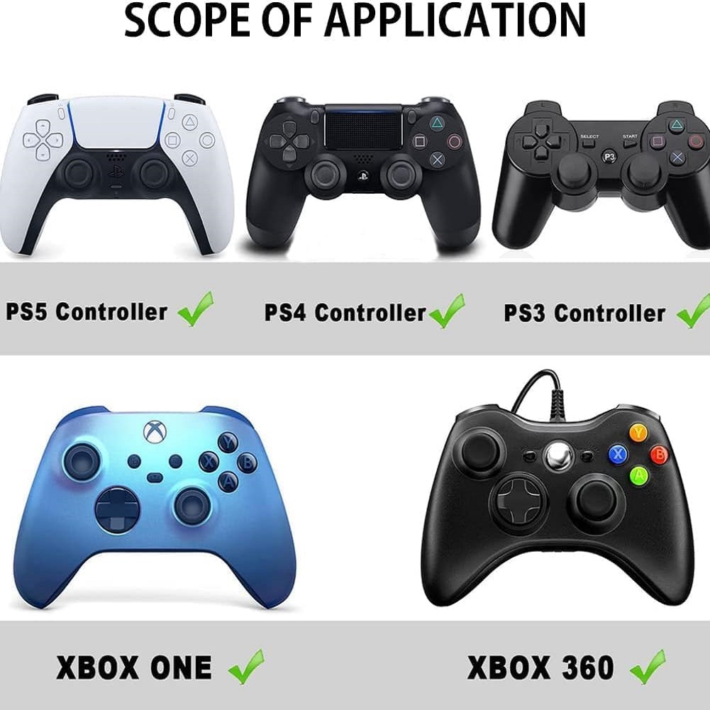 Cubiertas Joystick Analogico PS4 y XBOX (8 uds)  Multicolor