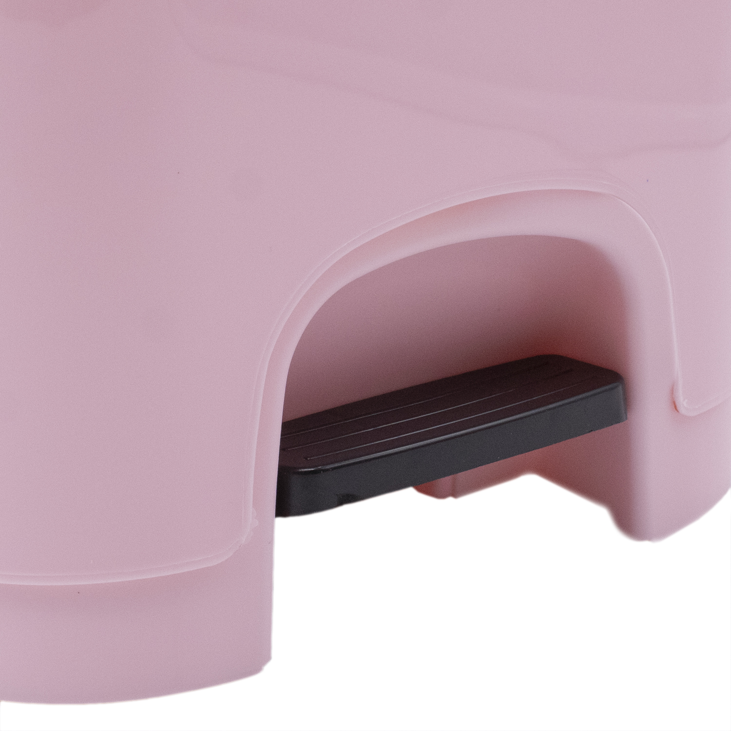 Cubo basura plastico apertura pedal 8 Litros Rosa