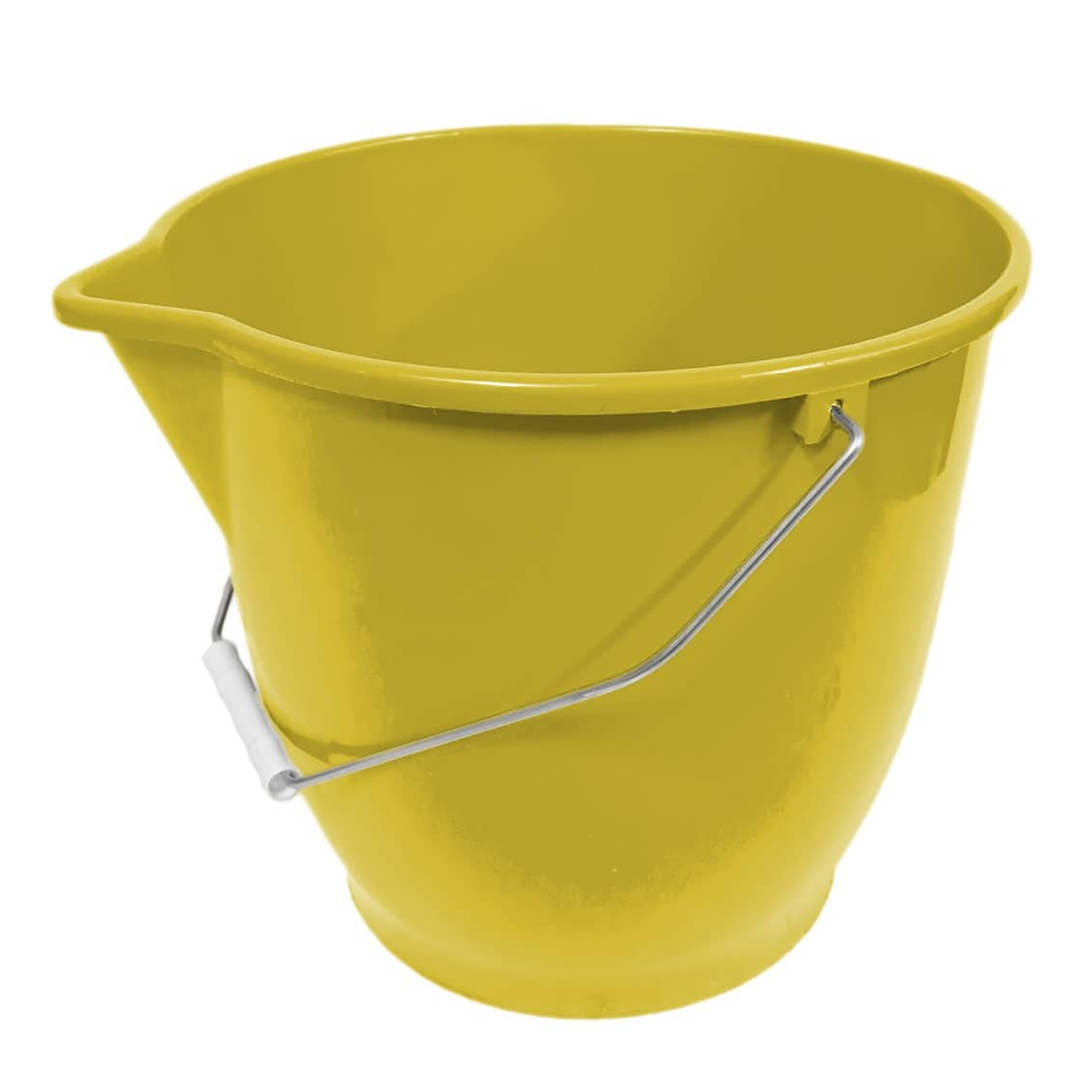 Cubo plastico 13 Litros Amarillo