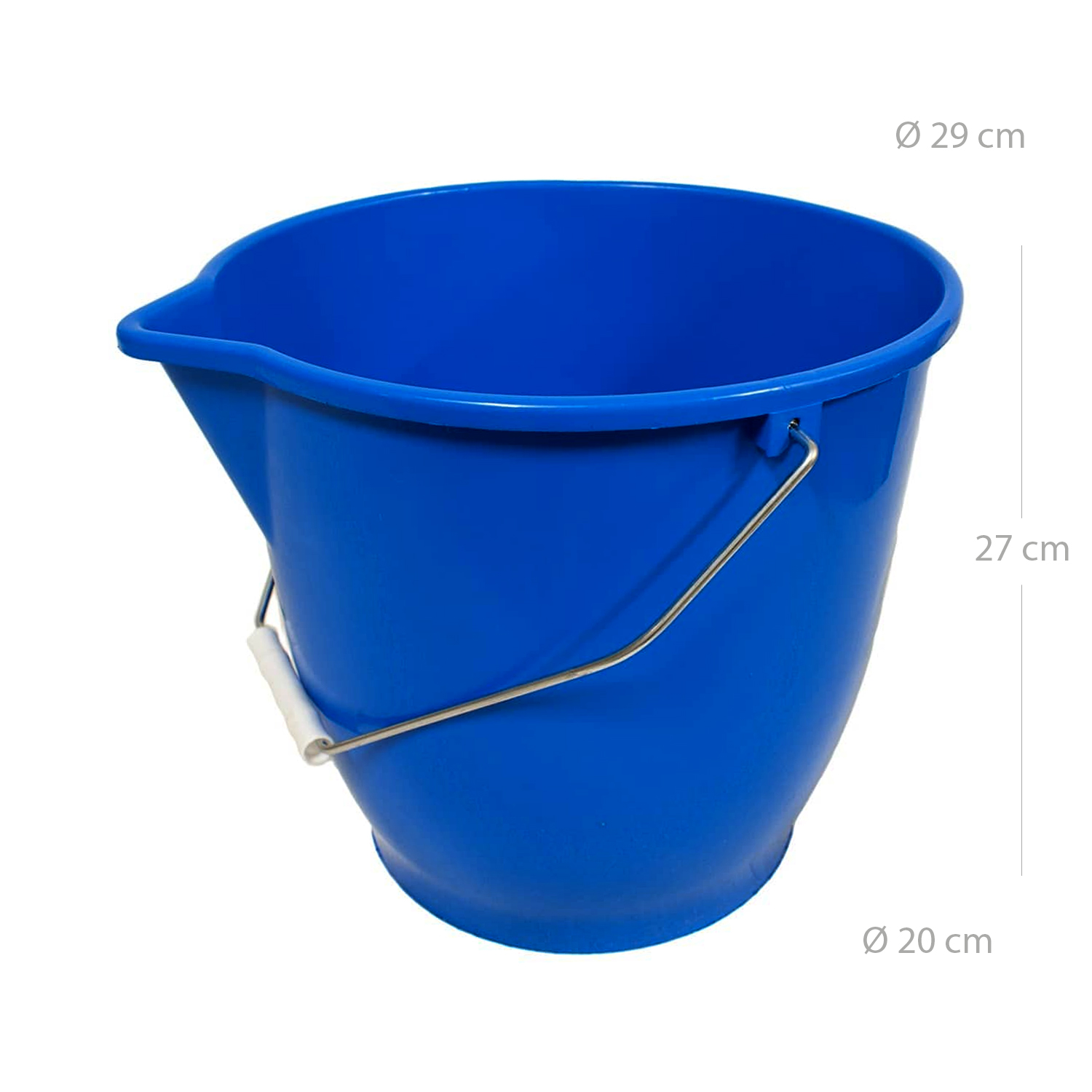Cubo plastico 13 Litros Azul