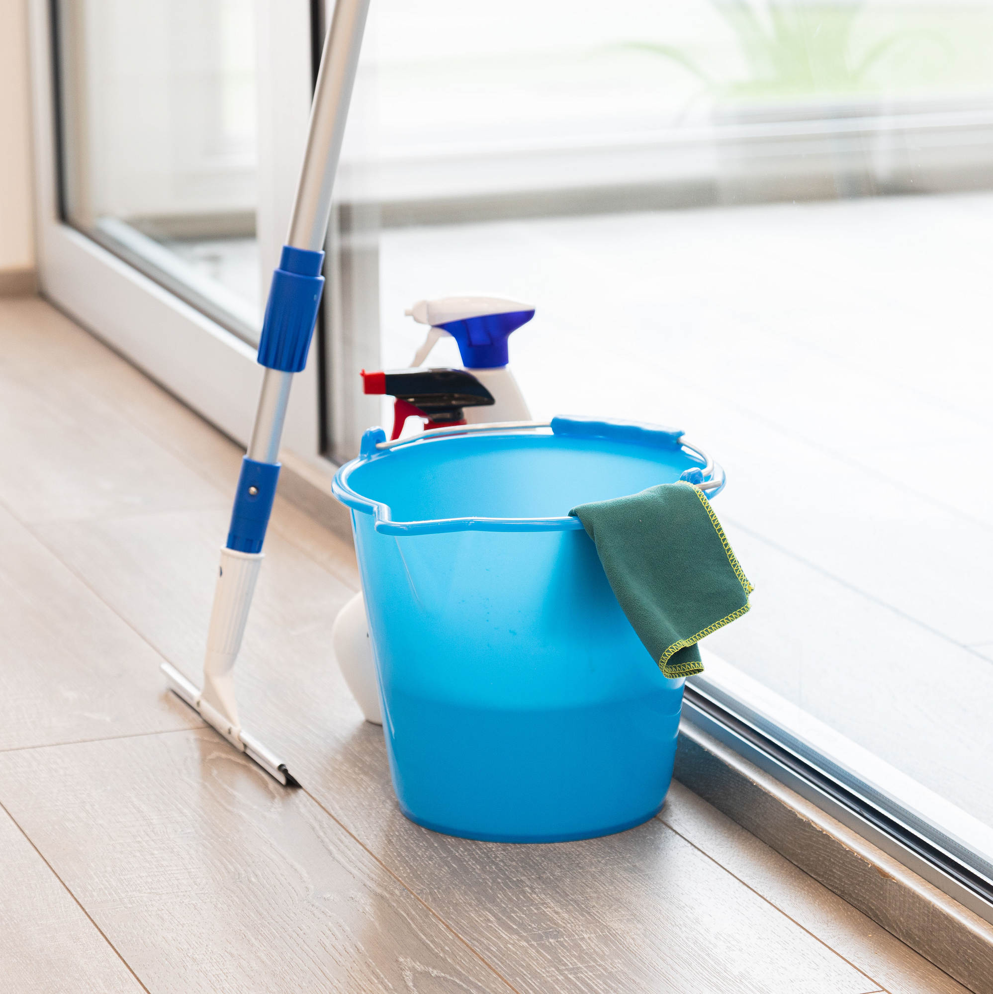Cubo plastico 7 Litros Azul