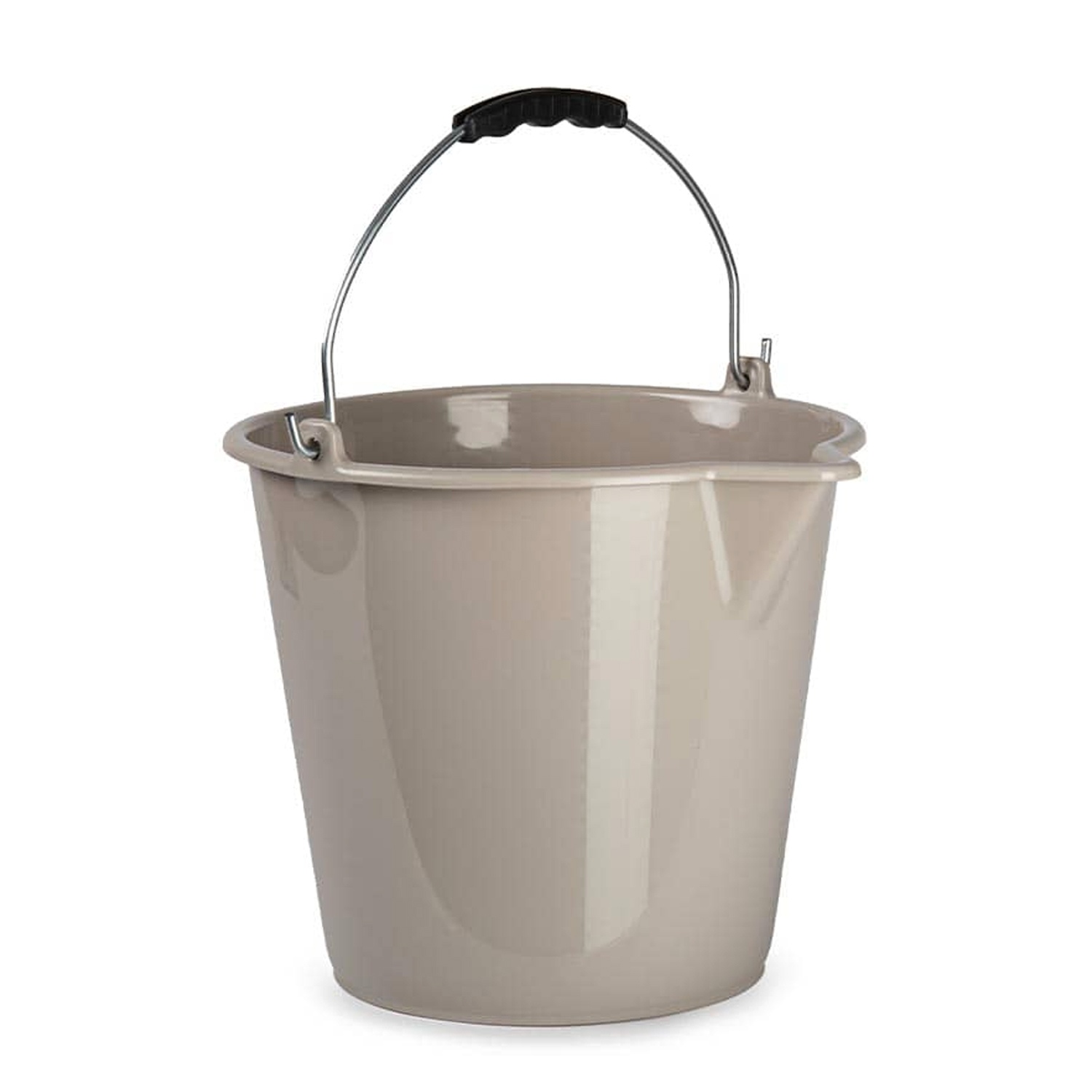 Cubo plastico 7 Litros Beige