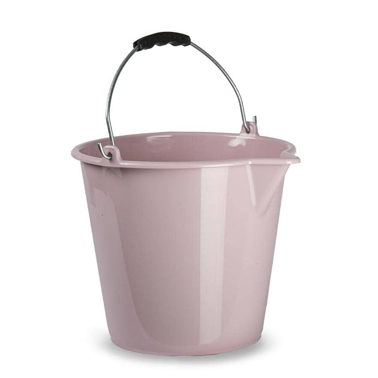 Cubo plastico 7 Litros Rosa claro