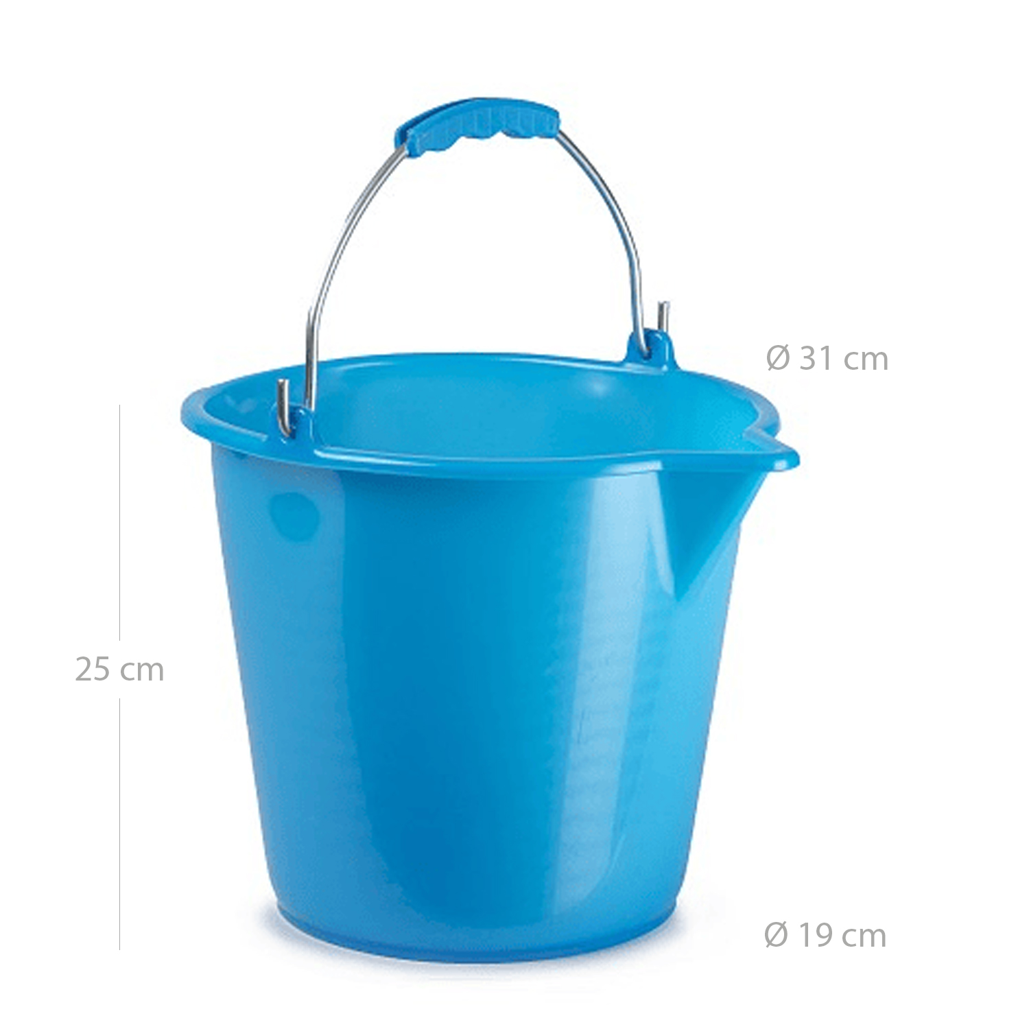 Cubo plastico 9 Litros Azul