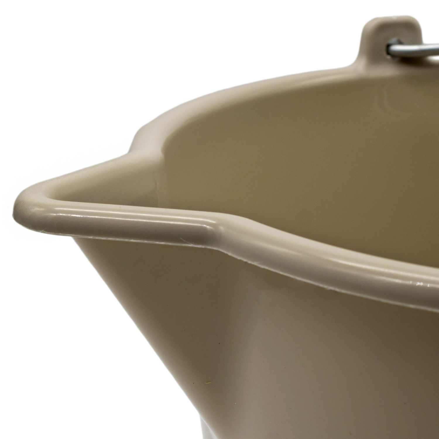 Cubo plastico 9 Litros Beige